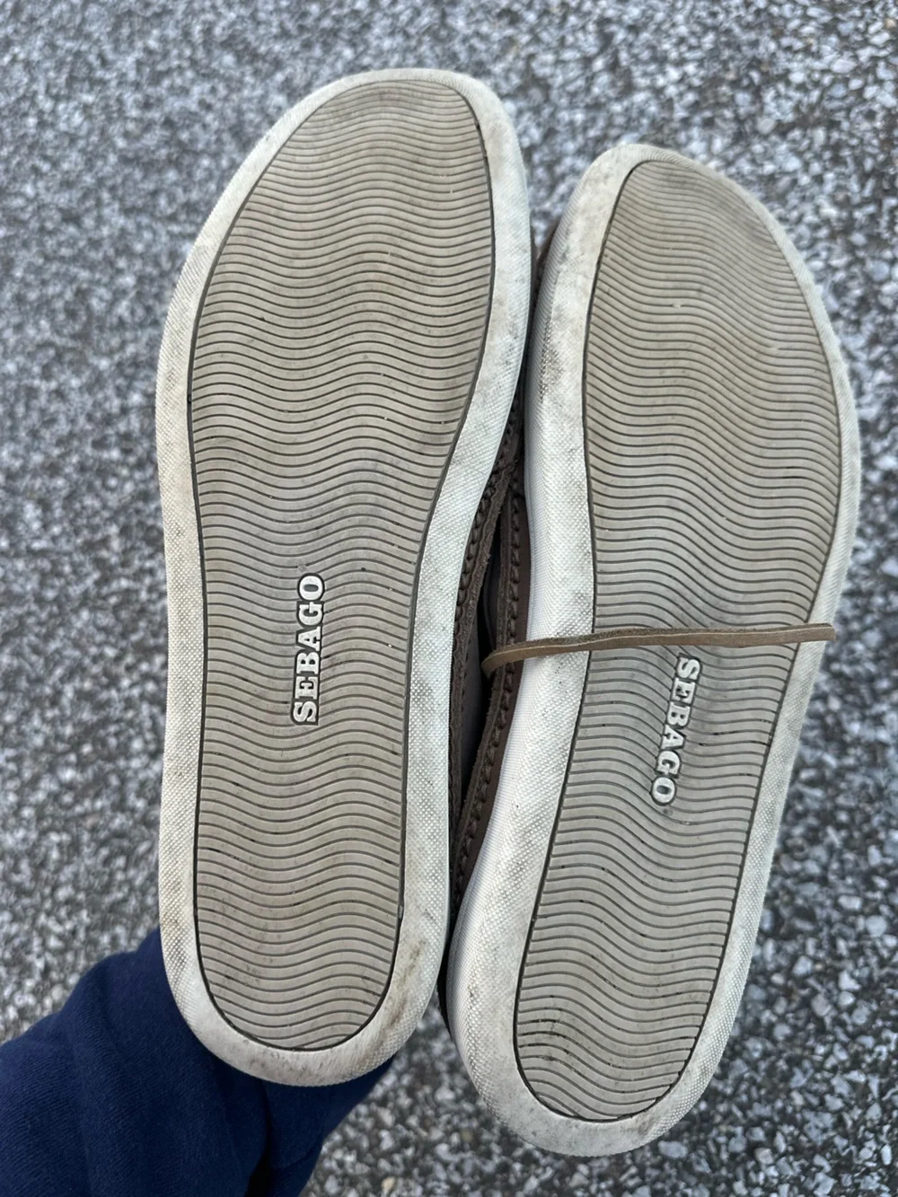 Sebago Men’s Tan Leather Boat Shoes Size 10.5